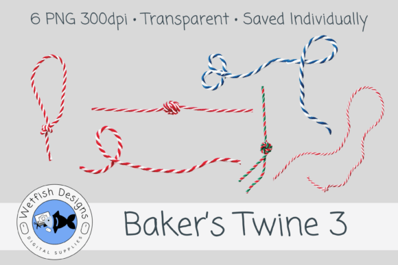 Baker’s Twine PNG Set 3: A Versatile Addition for Creative Projects