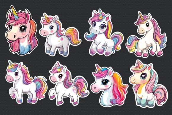 Cute Unicorn Stickers for the Wall: A Creative and Practical Design Solution