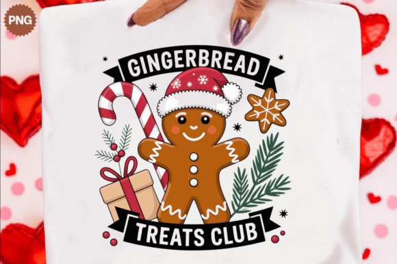 Gingerbread Treats Club PNG Design: A Must-Have for Creative Projects