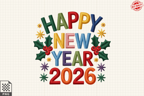 Happy New Year 2026 PNG Design: Elevate Your Creative Projects with High-Quality Digital Art