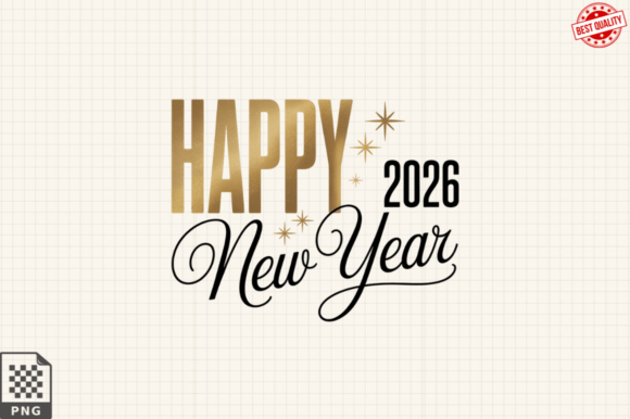 Happy New Year 2026 T-Shirt PNG Design: A Creative Boost for Your Projects