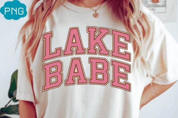 Lake Babe PNG – Cute Summer Png