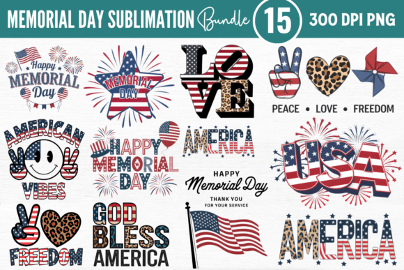 Maximize Your Creative Potential with the Memorial Day Sublimation Bundle