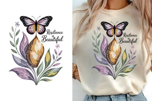 Resilience is Beautiful Mental T-shirt