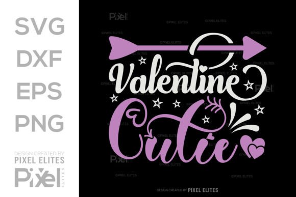 Valentine Cutie SVG Cut File Design